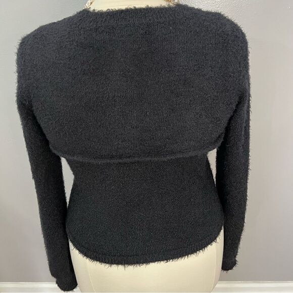NWOT Nordstrom BP Black Fuzzy Sweater Set -- 1X - Picture 10 of 13